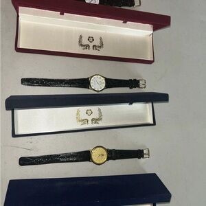 Vintage Samsung & Alpex Korean Watches Hanook Leather Bundle Lot 78th Seoul Lion